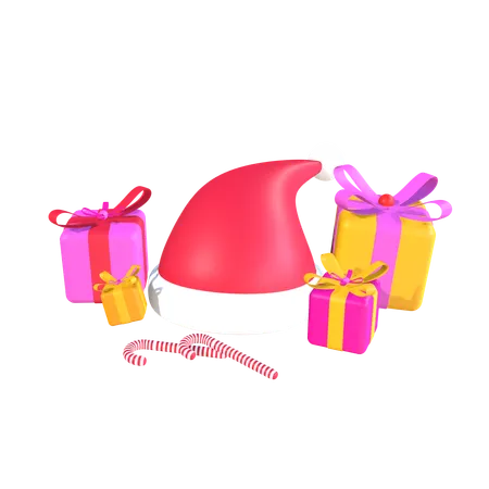 Cadeaux de noël  3D Icon