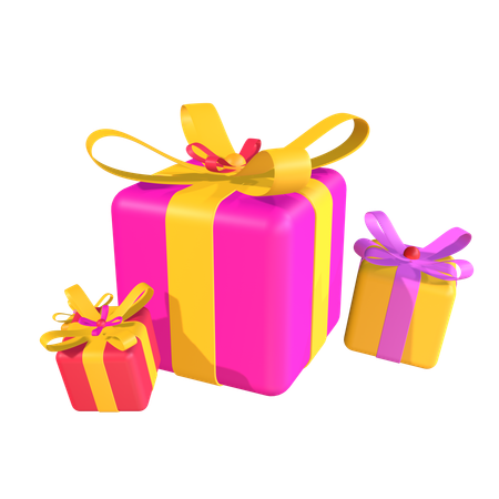 Cadeaux de noël  3D Icon