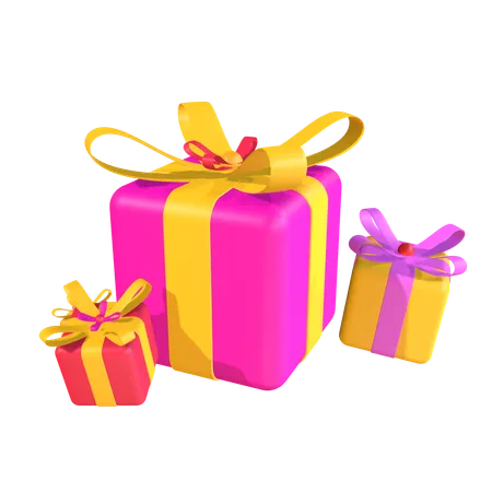 Cadeaux de noël  3D Icon