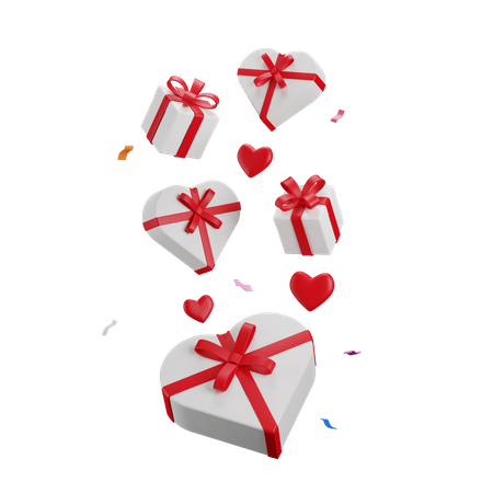 Cadeaux de la Saint-Valentin  3D Icon