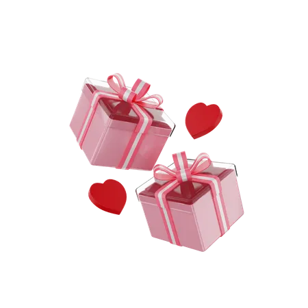 Cadeaux de Saint Valentin  3D Icon