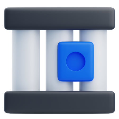 Cadeia  3D Icon