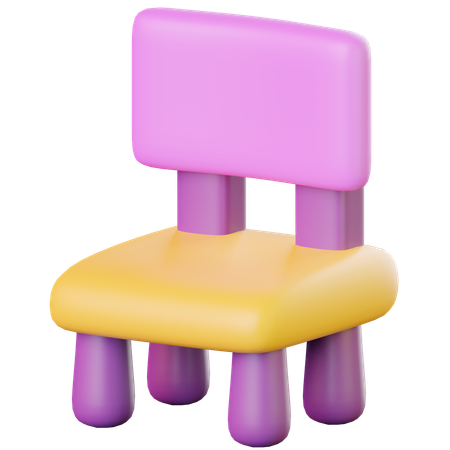 Cadeira  3D Icon