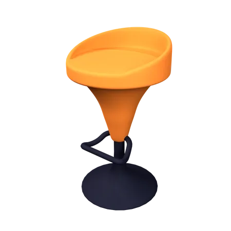 Cadeira de bar  3D Icon