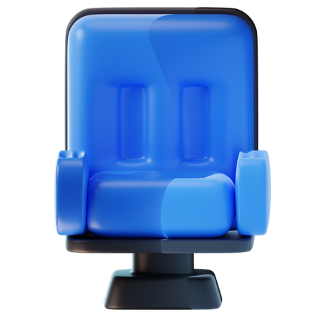 Cadeira de cinema  3D Icon