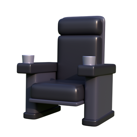 Cadeira de cinema  3D Icon