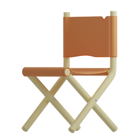 Cadeira de acampamento  3D Icon