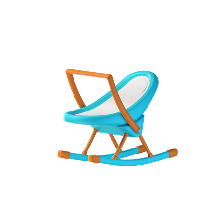 Cadeira de balanço para bebê  3D Icon