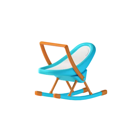 Cadeira de balanço para bebê  3D Icon