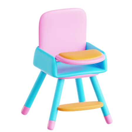 Cadeira de bebê  3D Icon