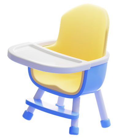 Cadeira de bebê  3D Icon