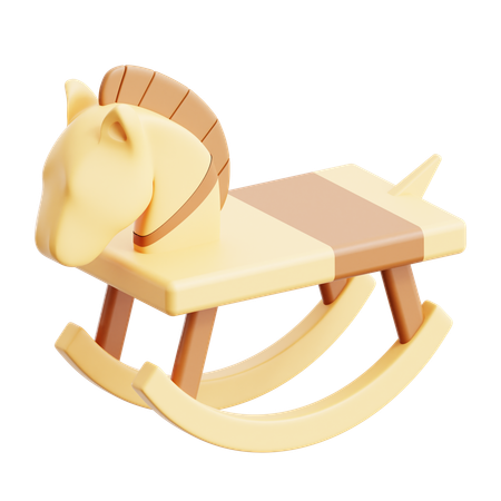 Cadeira de cavalo  3D Icon