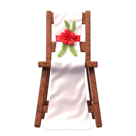 Cadeira de noiva  3D Icon