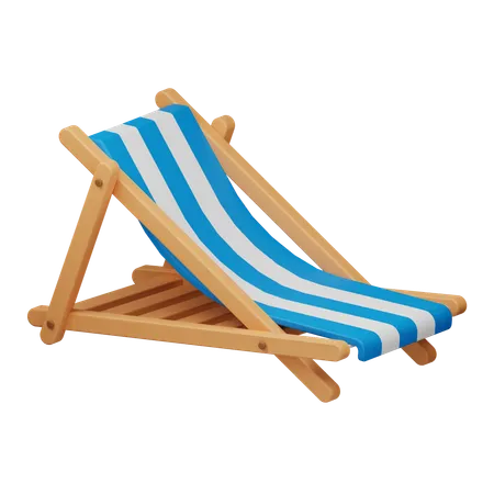 Cadeira de praia  3D Icon