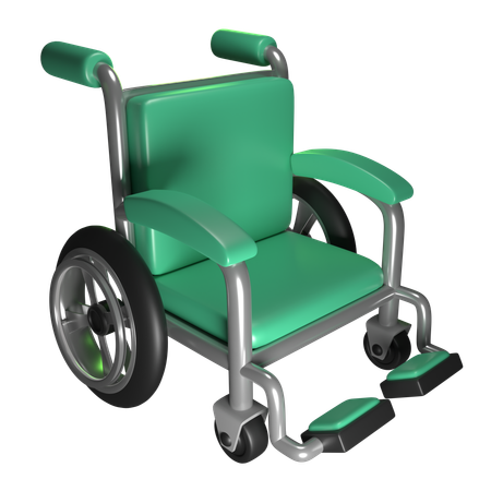 Cadeira de rodas  3D Icon