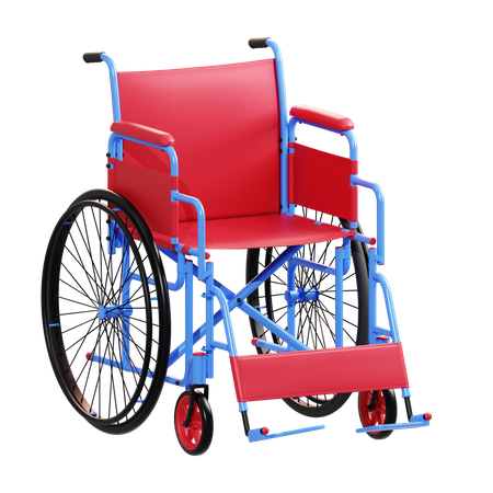 Cadeira de rodas  3D Illustration