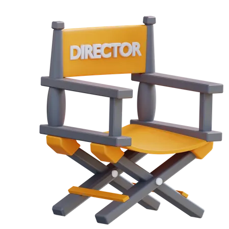 Cadeira de diretor  3D Icon