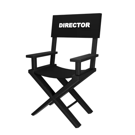 Cadeira de diretor  3D Icon
