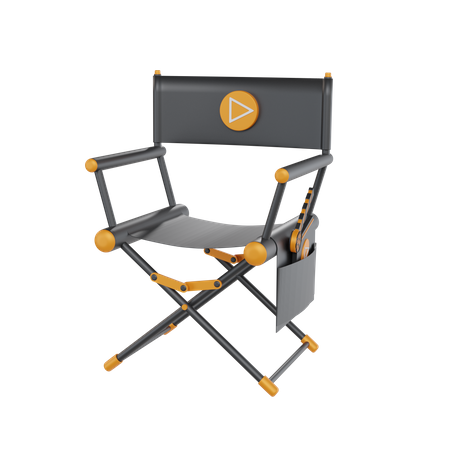 Cadeira de diretor  3D Icon