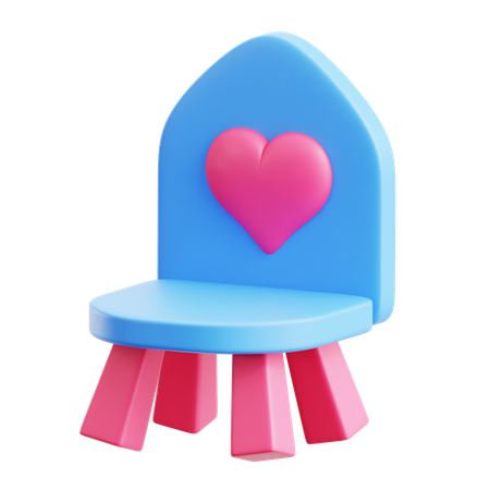 Cadeira infantil  3D Icon