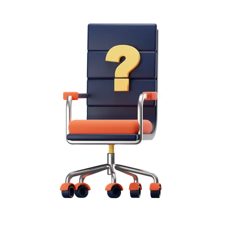 Cadeira vazia  3D Icon