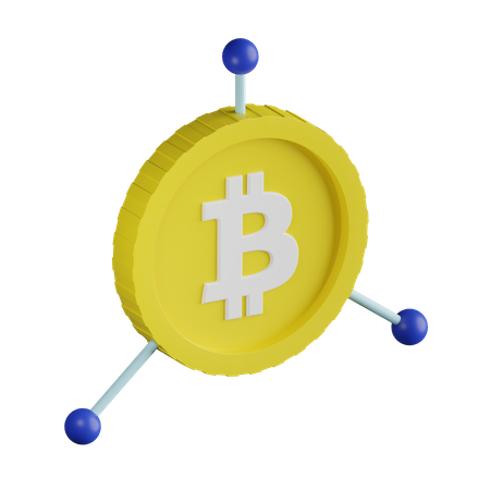 Cadena de bloques  3D Icon