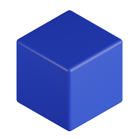 Cadena de bloques  3D Icon