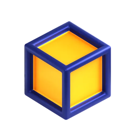 Cadena de bloques  3D Icon