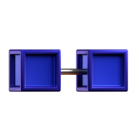 Cadena de bloques  3D Icon