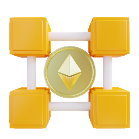 Cadena nft  3D Icon