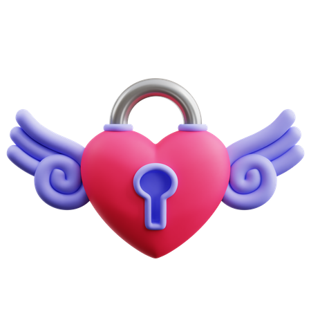 Cadenas ange d'amour  3D Icon