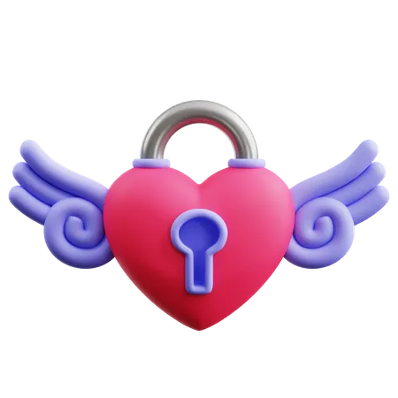 Cadenas ange d'amour  3D Icon