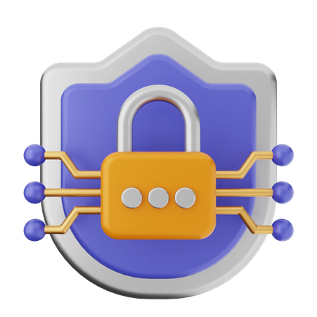 Protection par cadenas  3D Icon