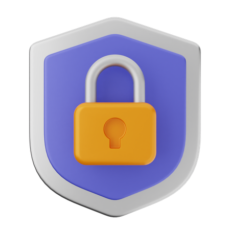 Protection par cadenas  3D Icon