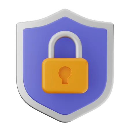 Protection par cadenas  3D Icon