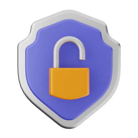 Protection par cadenas  3D Icon