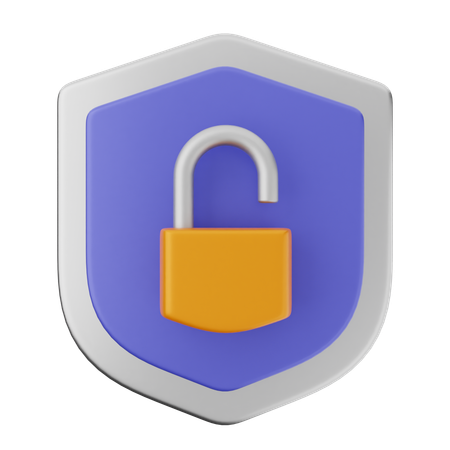 Protection par cadenas  3D Icon