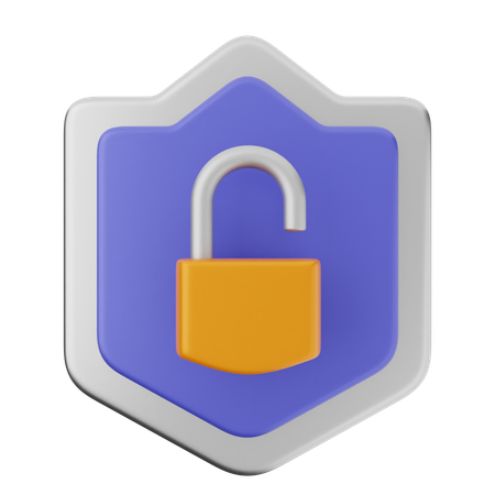 Protection par cadenas  3D Icon