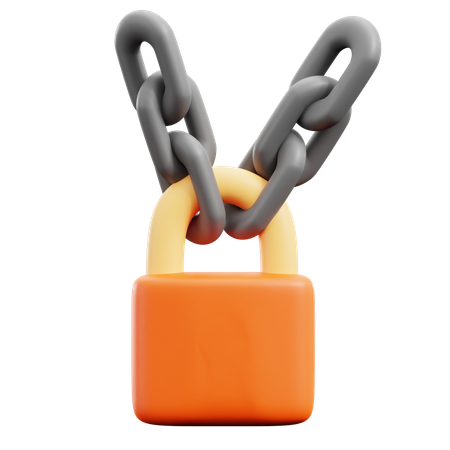 Chaîne de cadenas  3D Icon