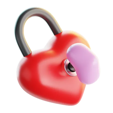 Cadenas coeur  3D Icon