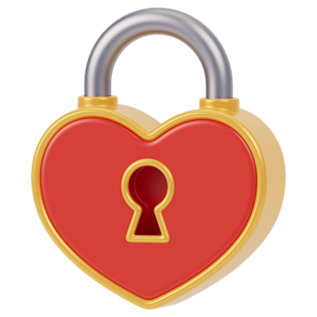 Cadenas coeur  3D Icon