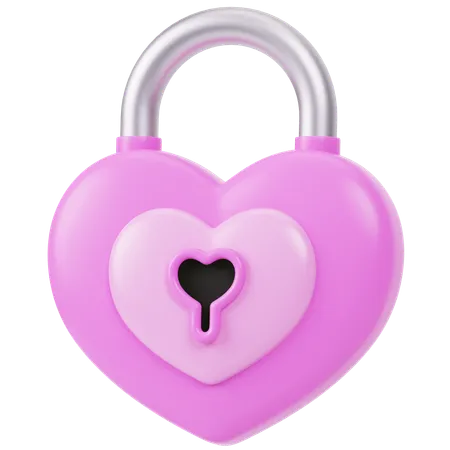 Cadenas coeur  3D Icon