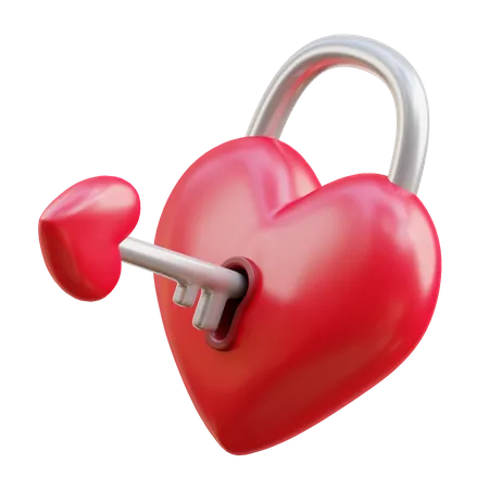 Cadenas coeur  3D Icon