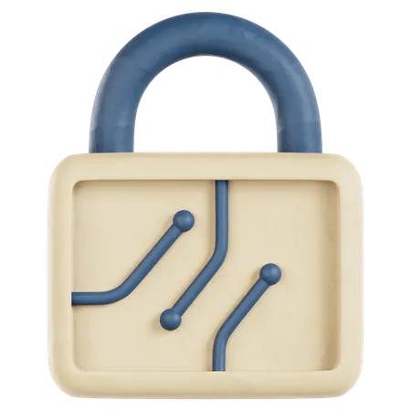 Cadenas cryptographique  3D Icon