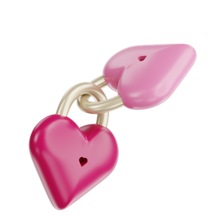 Serrure d'amour  3D Icon