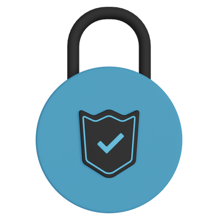 Cadenas sécurisé  3D Icon