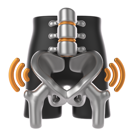 Reumatismo huesos caderas  3D Icon