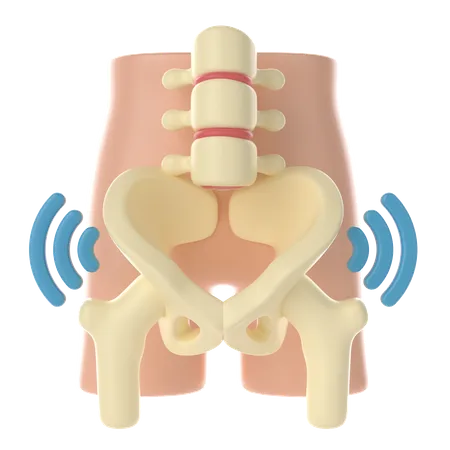 Reumatismo huesos caderas  3D Icon