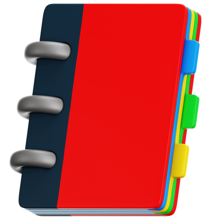 Caderno  3D Icon