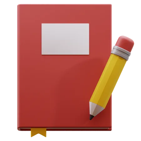 Caderno  3D Icon